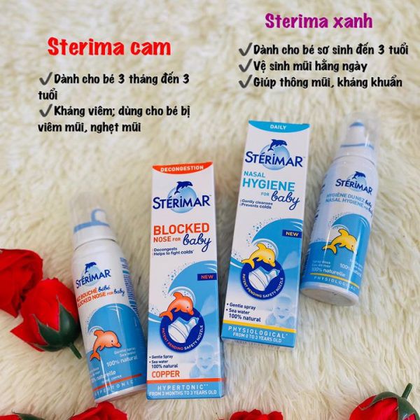 Xịt Mũi Cá heo Sterimar Pháp 50ml