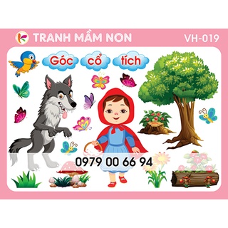 Tranh mầm non - góc cổ tích vh-019
