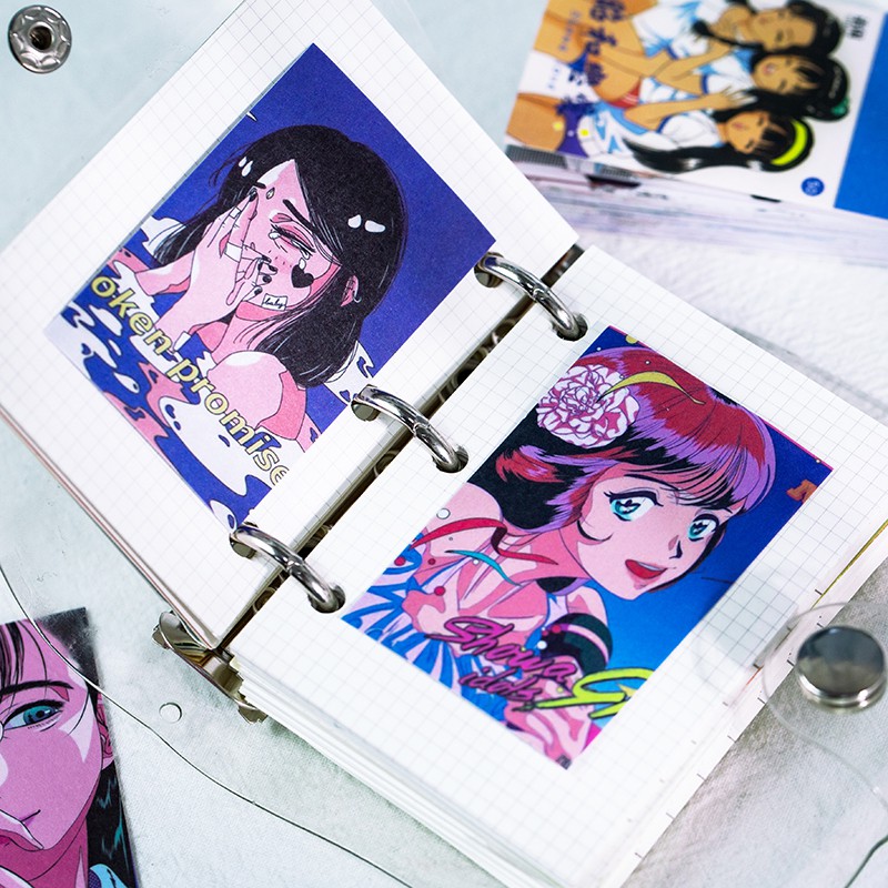 Set 50 Miếng Dán Washi Trang Trí Điện Thoại/ Sổ Tay DIY
