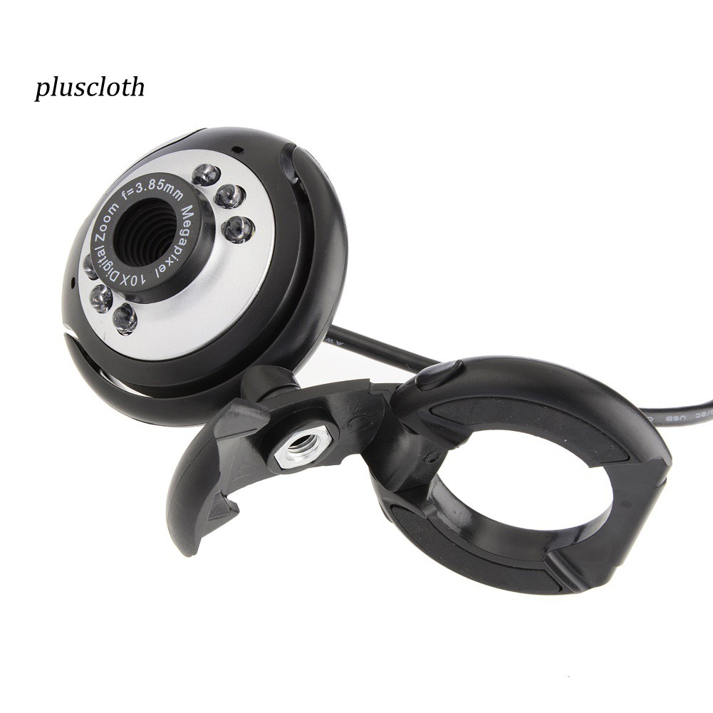 Webcam Hd 12.0mp 6 Bóng Led Có Micro Cho Máy Tính / Laptop