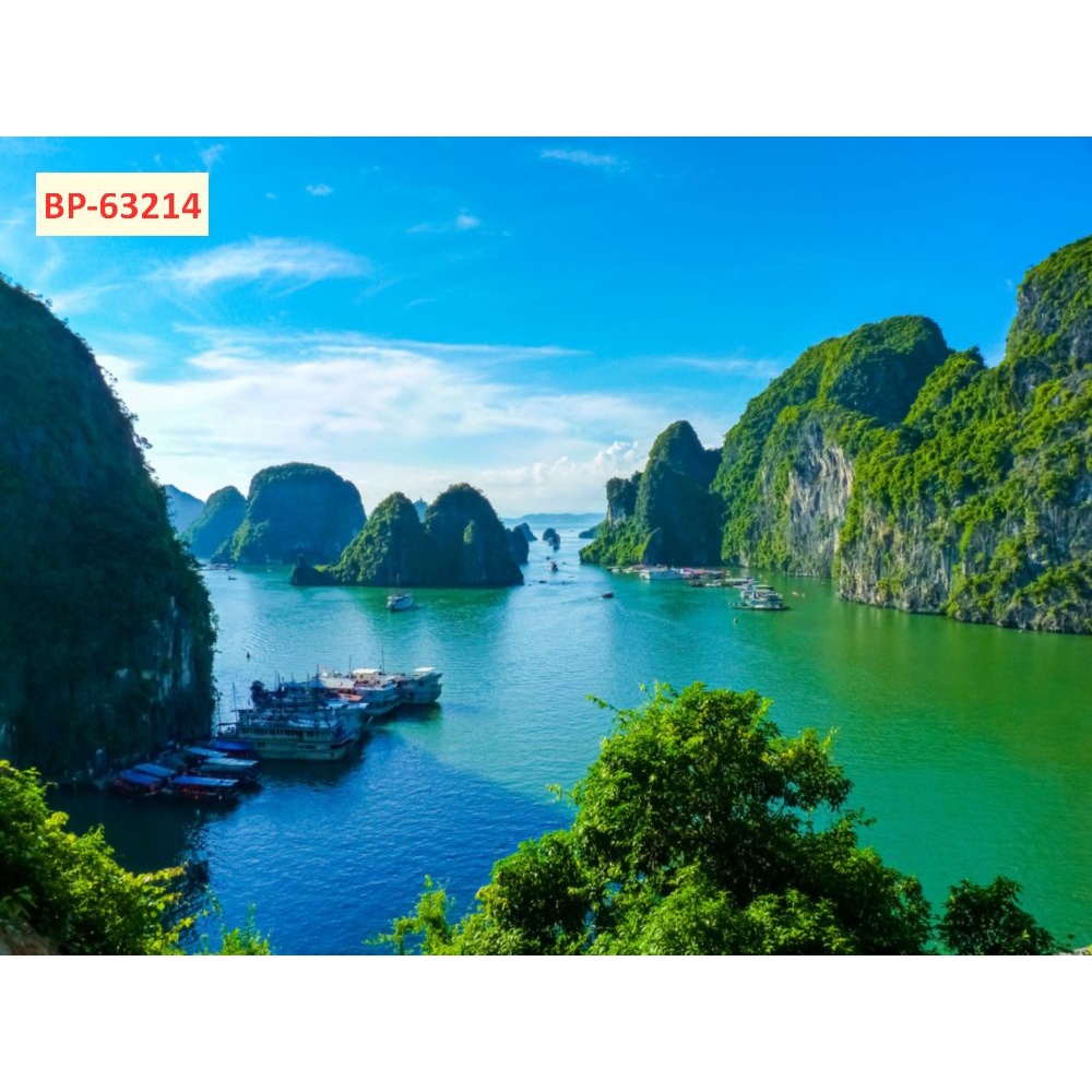 Tranh dán tường CỐ ĐÔ HUẾ 3D dán tường Hồ Gươm Hà Nội 3D rẻ nhất