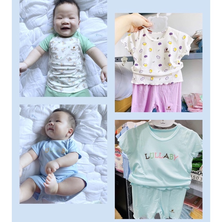 [FAFRINW05 giảm tối đa 30k đơn 150k]Bộ cộc tay petit Lullaby Nh130B