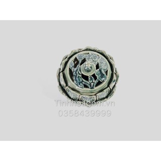 Lư đốt trầm hương sứ Bát Tràng thấp 9cm