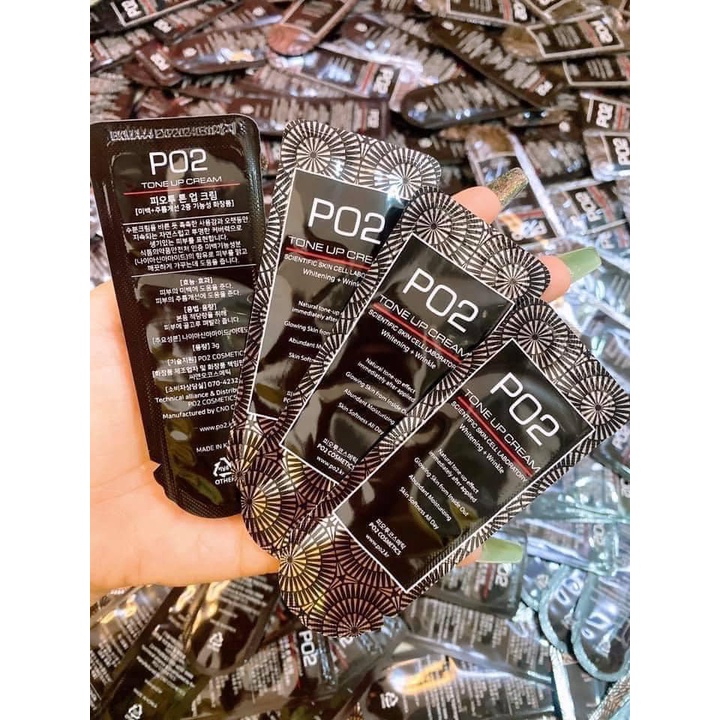 SAMPLE Kem Kích Trắng Váng Sữa Chống Lão Hóa Orôche Po2 Tone Up Cream 3g