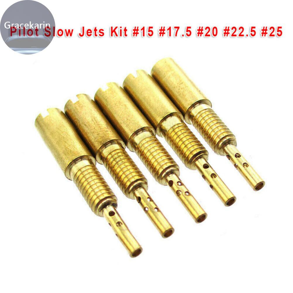 Set 5 đầu phun bộ chế hòa khí cho mikuni vm22-3847 vm26-672u chất lượng cao