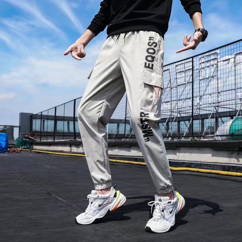 Quần ống rộng Phong Cách Nhật Bản Năng Động Dành Cho Nam