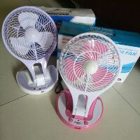 Combo 2 loại quạt tích điện có đèn