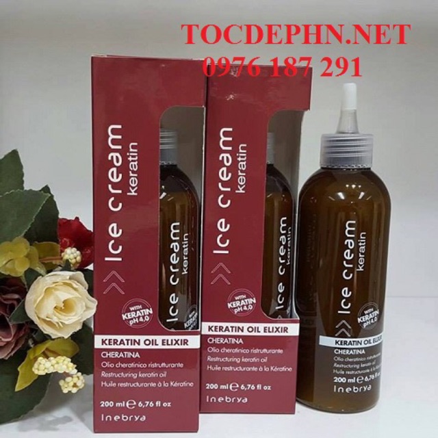Tinh chất chữa trị tóc yếu hỏng Inebrya Elixir 200ml