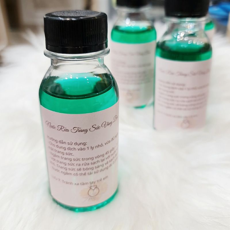 Nước rửa trang sức bạc siêu sạch siêu sáng không độc hại 100ml | MiASJ Mi.A Trang sức bạc