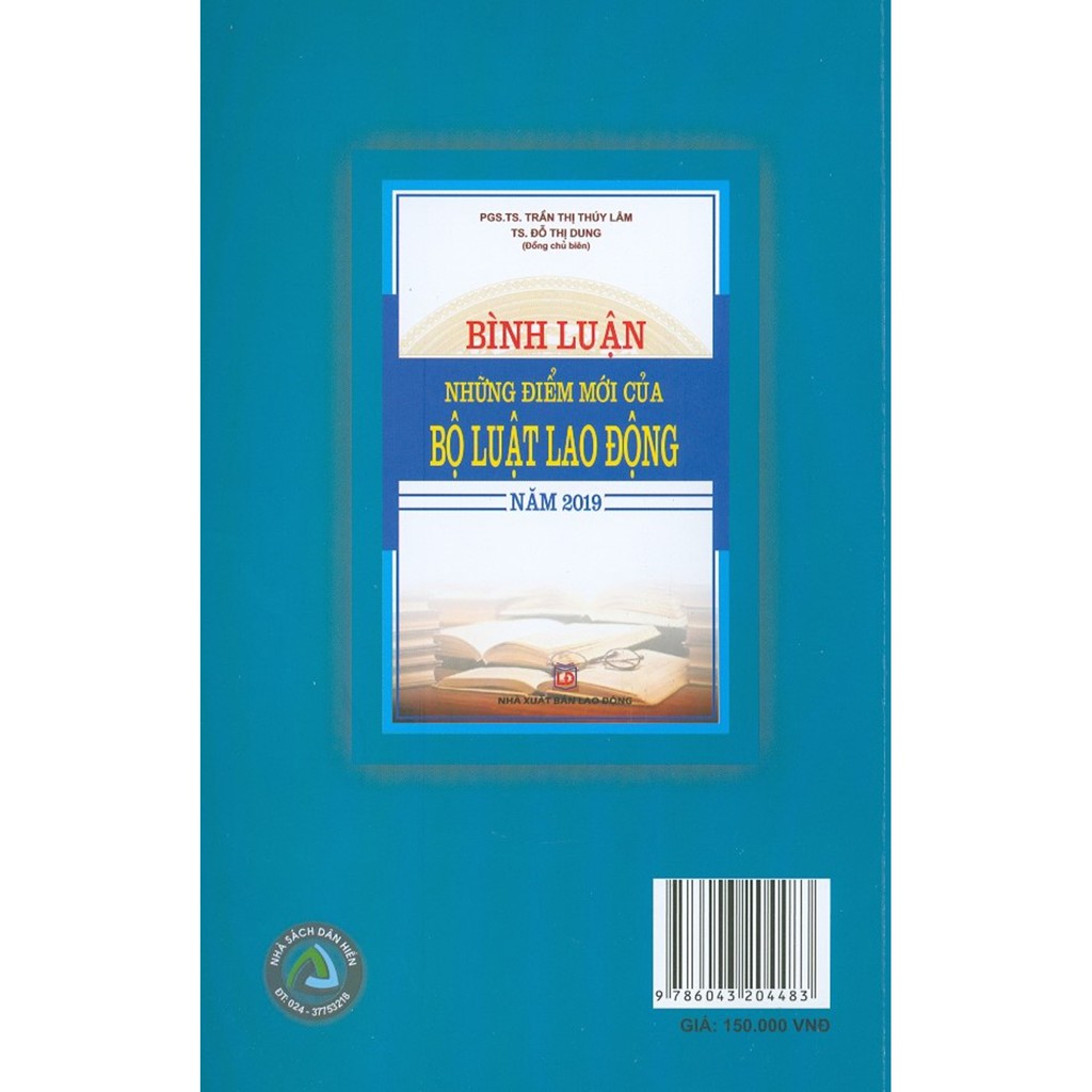 Sách - Bình Luận Những Điểm Mới Của Bộ Luật Lao Động Năm 2019