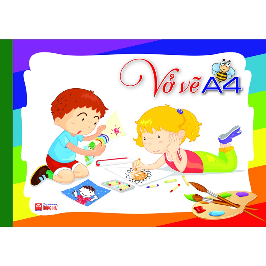 Vở Vẽ A4 Hồng Hà Giấy Trắng 40 trang