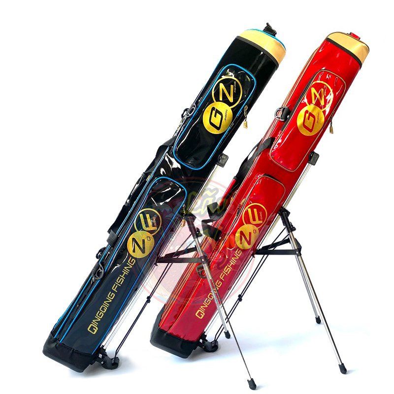 Bao đựng cần Qing Qing cao cấp 1m25 có chân chống. gồm 2 màu đen, đỏ và có 2 ngăn, 3 ngăn. chất liệu da PU cao cấp