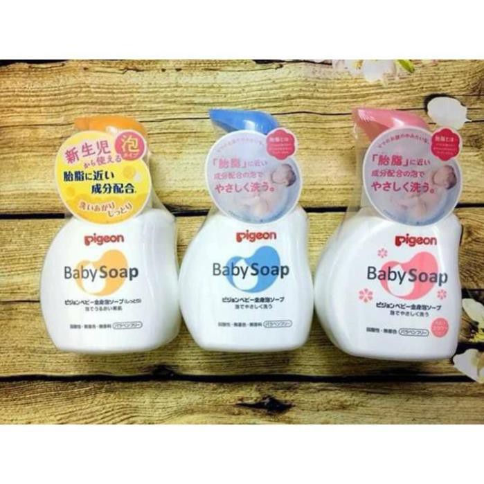 Sữa Tắm Gội PIGEON Baby Soap Nhật Bản | Sữa Tắm Pigeon Cho Bé - 500ml