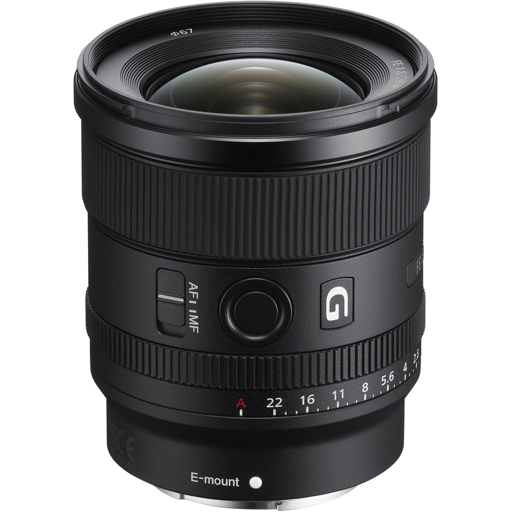 Ống Kính Sony FE 20mm f/1.8 G - Chính Hãng Sony Việt Nam