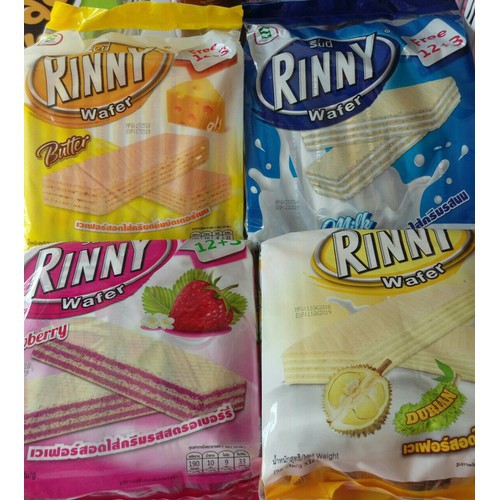 [BÁNH KẸO] Bánh xốp kẹp kem đủ vị thái lan rinny 570g