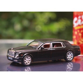 Đồ chơi trẻ em, Xe ô tô mô hình hợp kim Rolls-Royce Phantom cao cấp, tỷ lệ 1:24, quà tặng, trang trí, sưu tầm.
