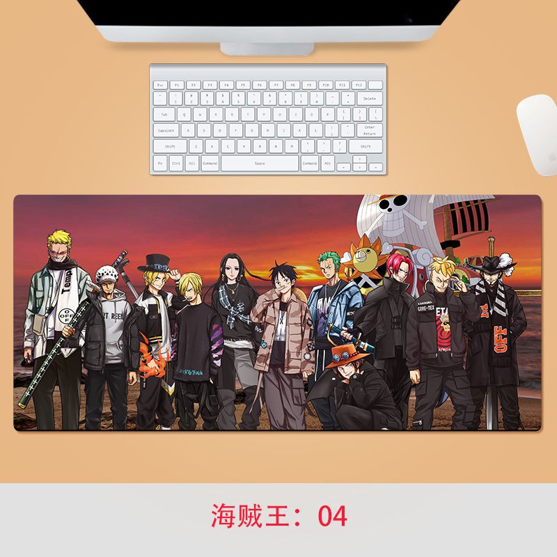 Tấm lót bàn phím size lớn sáng tạo hoạ tiết hoạt hình Anime One Piece theo yêu cầu cá nhân