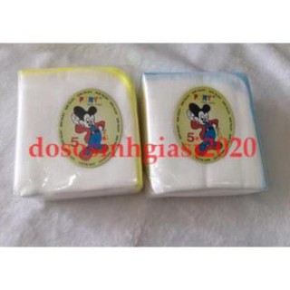 Khăn sữa cho bé-Combo 30 cái khăn sữa 3 lớp Kim Ngân fany