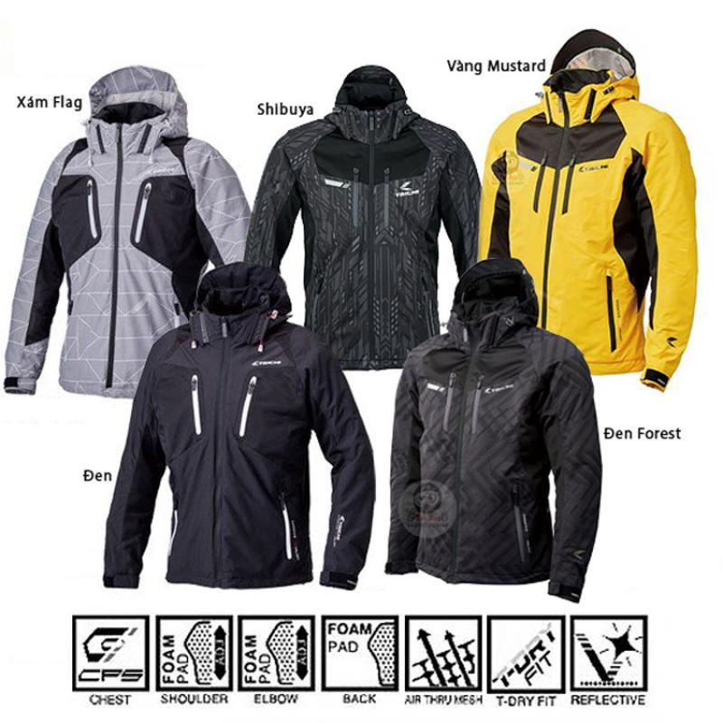 Áo khoác có giáp đi xe máy TAICHI RSJ 328 AIR PARKA- thương hiệu cao cấp Nhật Bản