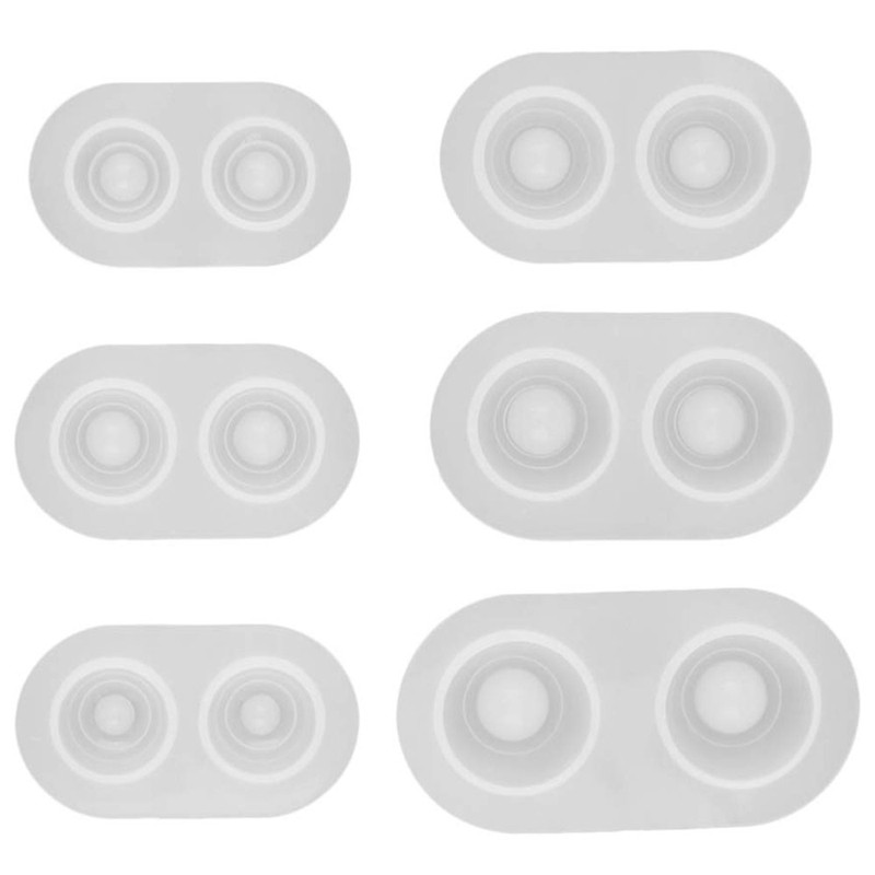 Set 6 khuôn Silicone đa cơ chuyên dụng làm mắt búp bê Bjd