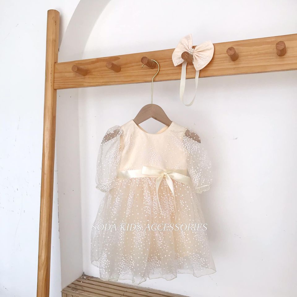 Váy công chúa tùng xòe cho bé gái (Ảnh thật)