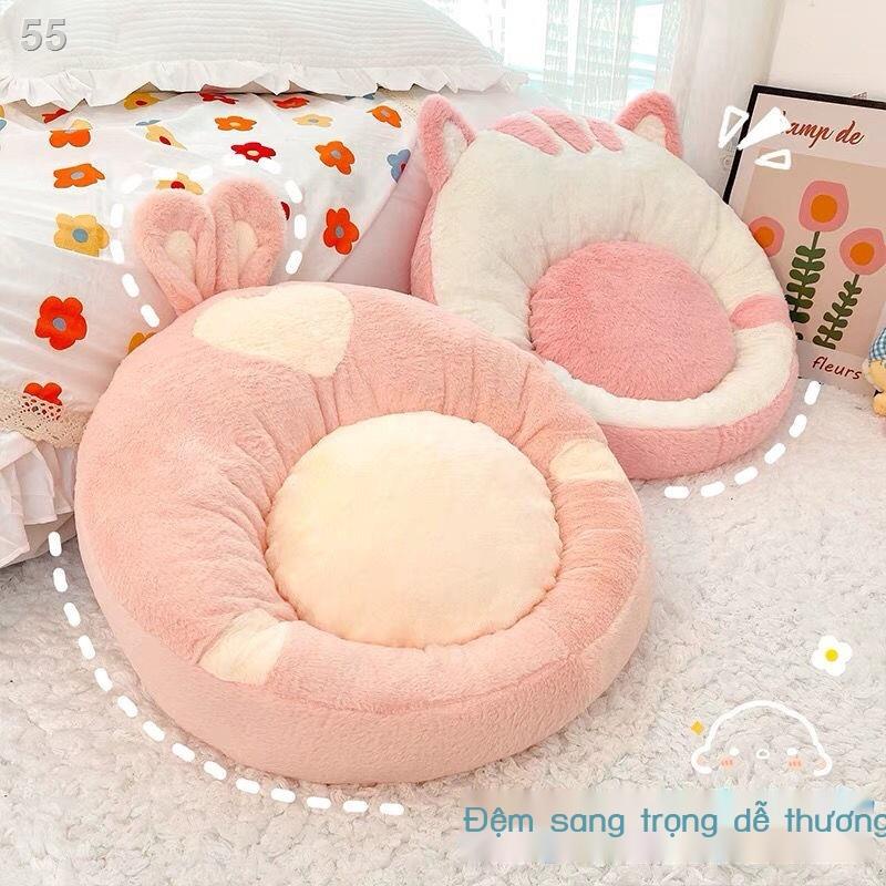 Đệm sang trọng bay cửa sổ tatami sàn phòng ngủ bến tàu lười biếng futon cô gái dễ thương mềm dày