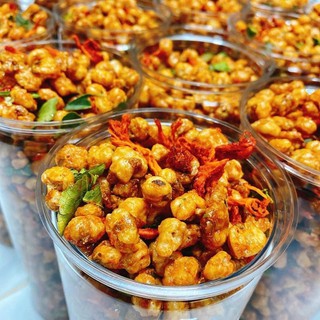 LON 350g BẮP RIM KHÔ BÒ LÁ CHANH🌶NHẬN CHIA TÚI HŨ