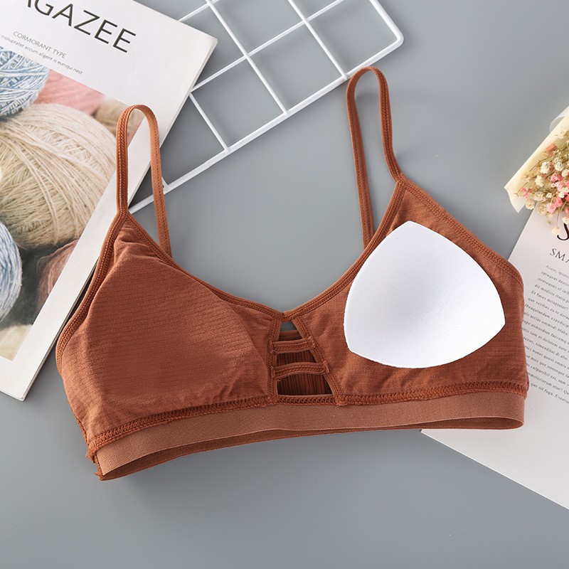 Áo ngực AOWEINISI không gọng thoải mái thời trang đơn giản quyến rũ dành cho nữ
