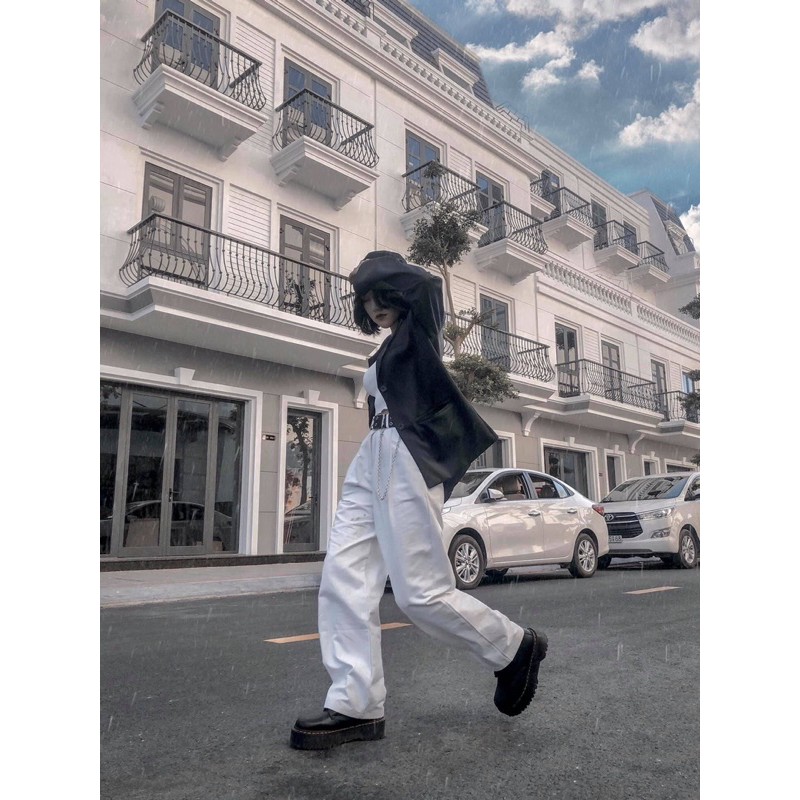 ÁO BLAZER TRƠN MÀU ĐEN | BigBuy360 - bigbuy360.vn