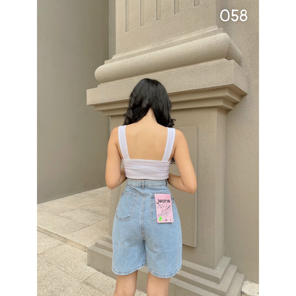 [ VẦNG TRẮNG KHUYẾT ] QUẦN JEANS NGỐ LỬNG NỮ FORM RỘNG CẠP CHỈNH PHỐI CHÍT XẺ TÚI MÀU XANH NHẠT CAO CẤP NITI SIÊU ĐẲNG