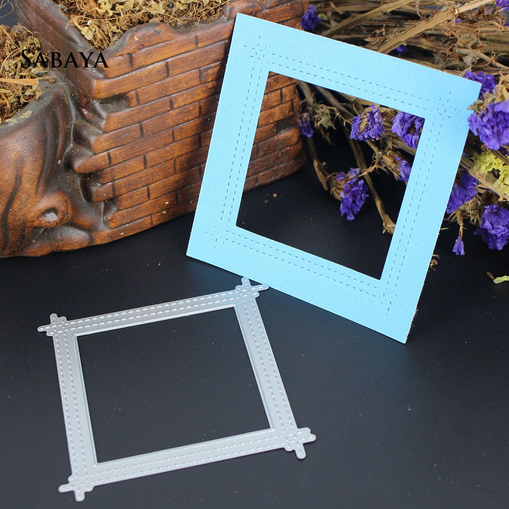 Khuôn Cắt Giấy Làm Từ Kim Loại Hình Trái Tim Cách Điệu Trang Trí Scrapbook