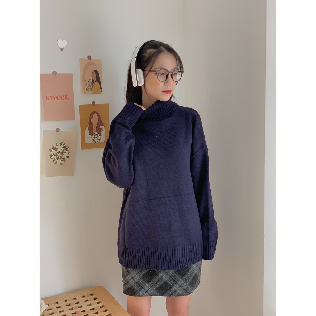 ÁO Len trơn cổ lọ LEN79 1994CLOSET