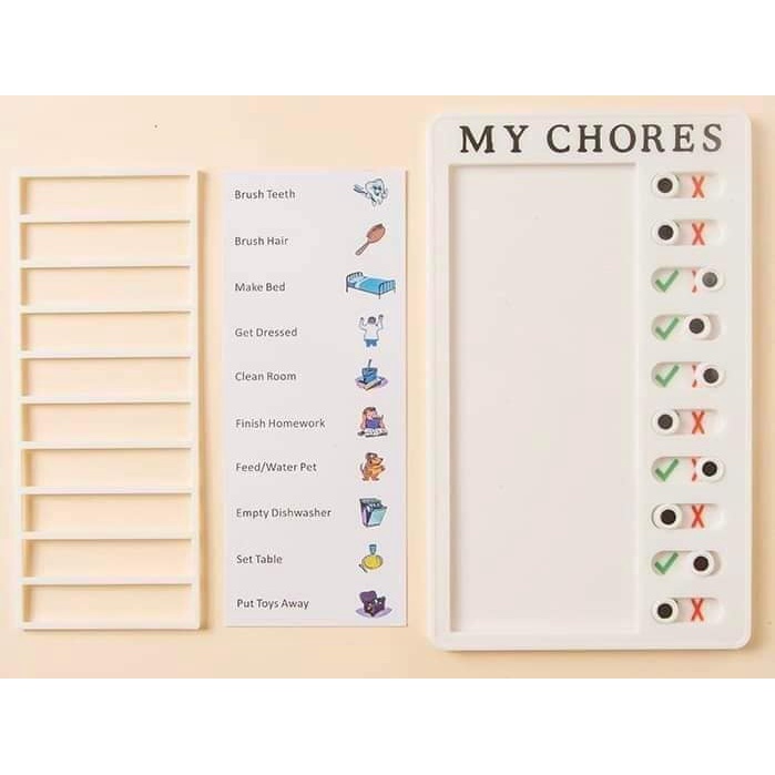 Bảng Lên Kế Hoạch Hàng Ngày Winzige To Do List - My Chores - Nhiều màu