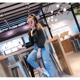 Áo khoác nữ, áo khoác kaki nữ from lửng nút sau thời trang 2020 ☘️ 1 SIZE 45-60kg, CAO 1m45- 1m6☘️ [Chiwawa shop]