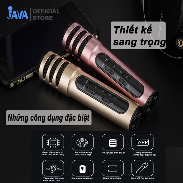 mic livestream c7 hàng loại 1 xịn đủ phụ kiện.