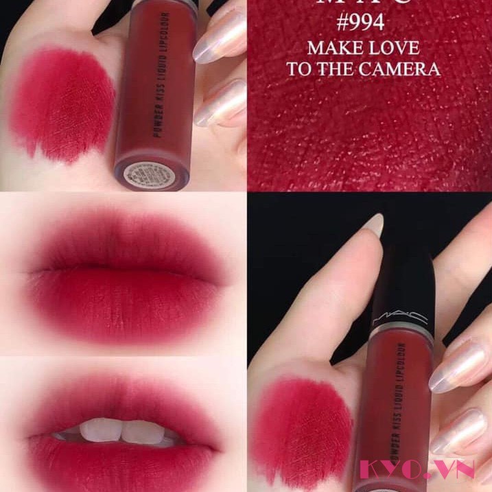 Son kem Mac chính hãng Power kiss liquid 998, 991, 989, 992 full box có bill date tới 2023 | BigBuy360 - bigbuy360.vn