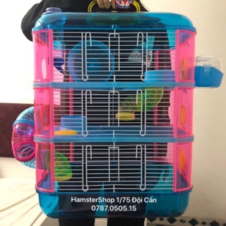 [FREESHIP 99K TOÀN QUỐC] Lồng 3 tầng Hamster Chuột khổng lồ
