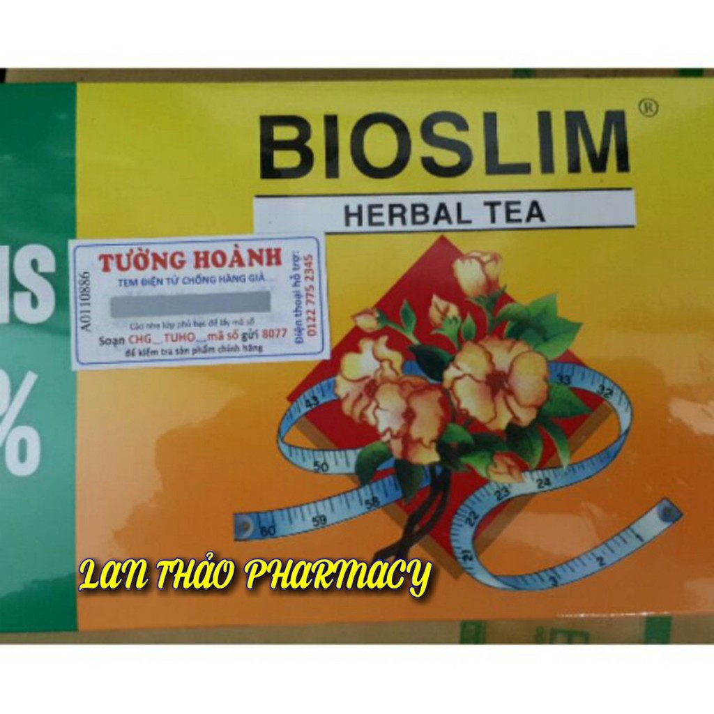 TRÀ BẢO TÚ LỆ BIOSLIM CHÍNH HÃNG HỘP 40 GÓI GIÁ TỐT