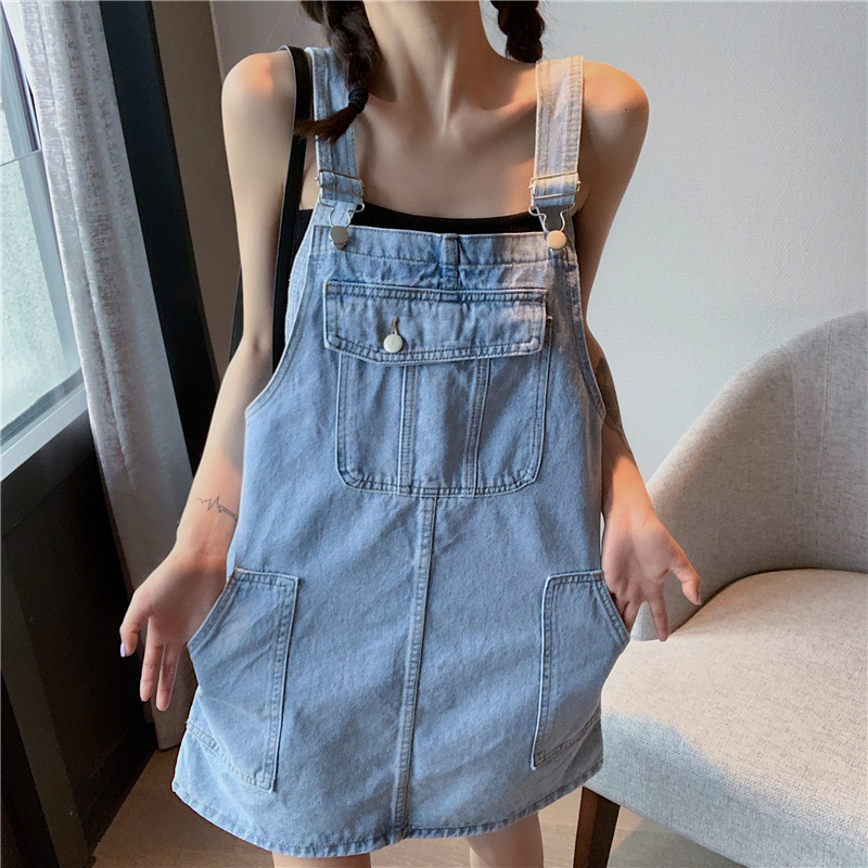 Đầm Denim Thời Trang Mẫu 2021 Dành Cho Nữ