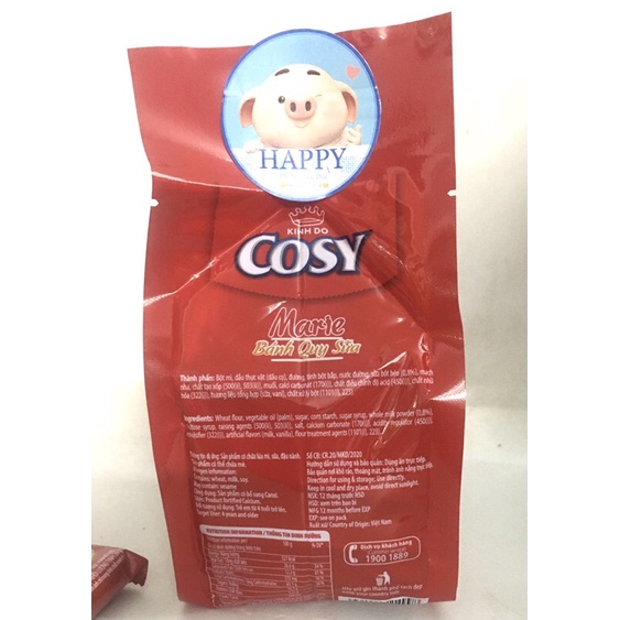 Bánh quy sữa COSY MARIE 240g ( 10 gói x 24g )