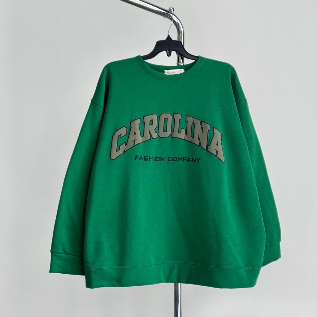 Áo Sweater nỉ bông CAROLINA unisex nam nữ