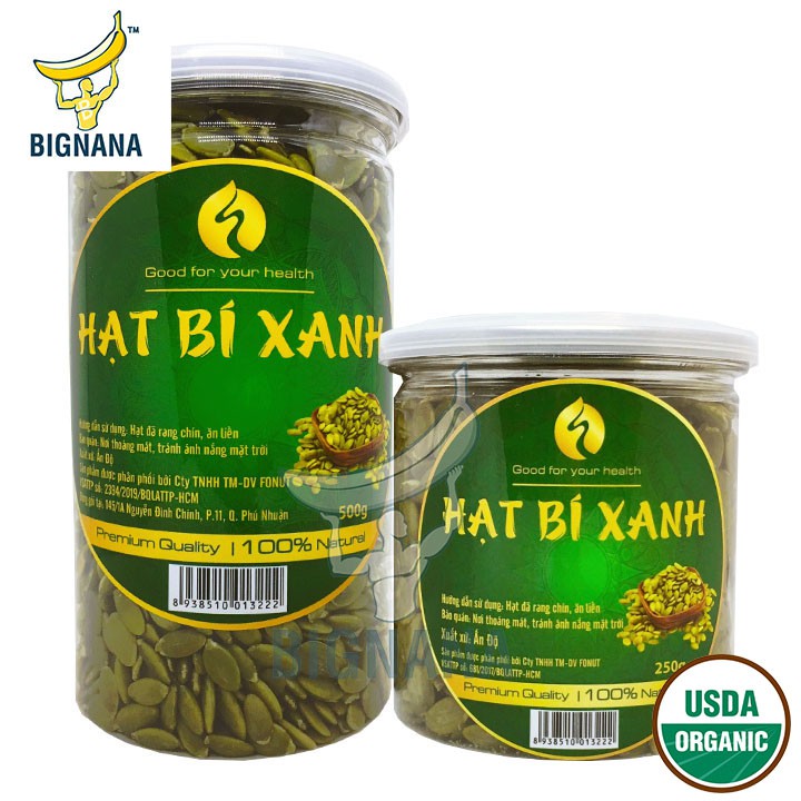 Siêu Giảm Tháng 9, Nhân Hạt Bí Xanh Ấn Độ Hộp 500gr, Đã Tách Vỏ, Ngừa Lão Hóa, Giảm Căng Thẳng Mệt Mỏi | BigBuy360 - bigbuy360.vn