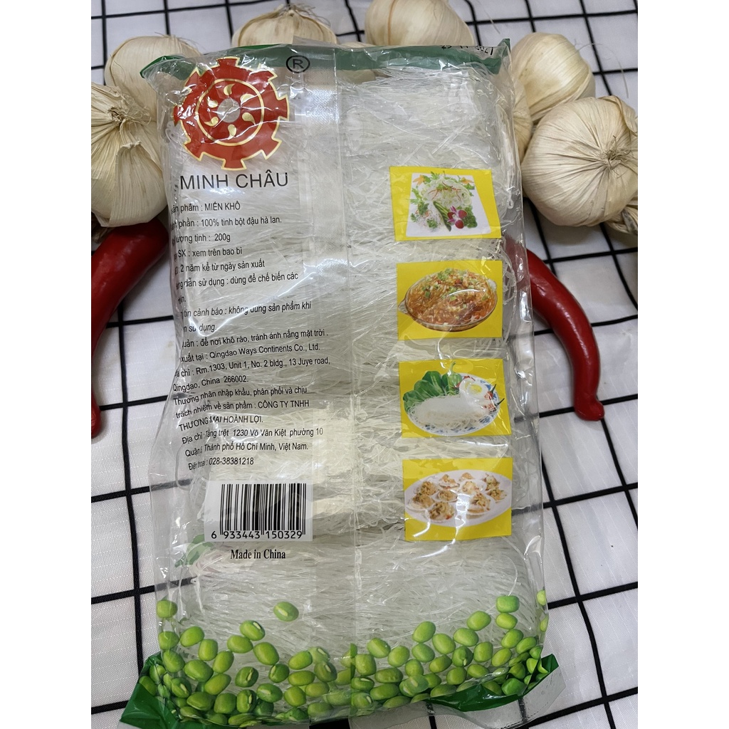 BÚN TÀU  ĐẬU XANH HIỆU MINH CHÂU 200GRAM