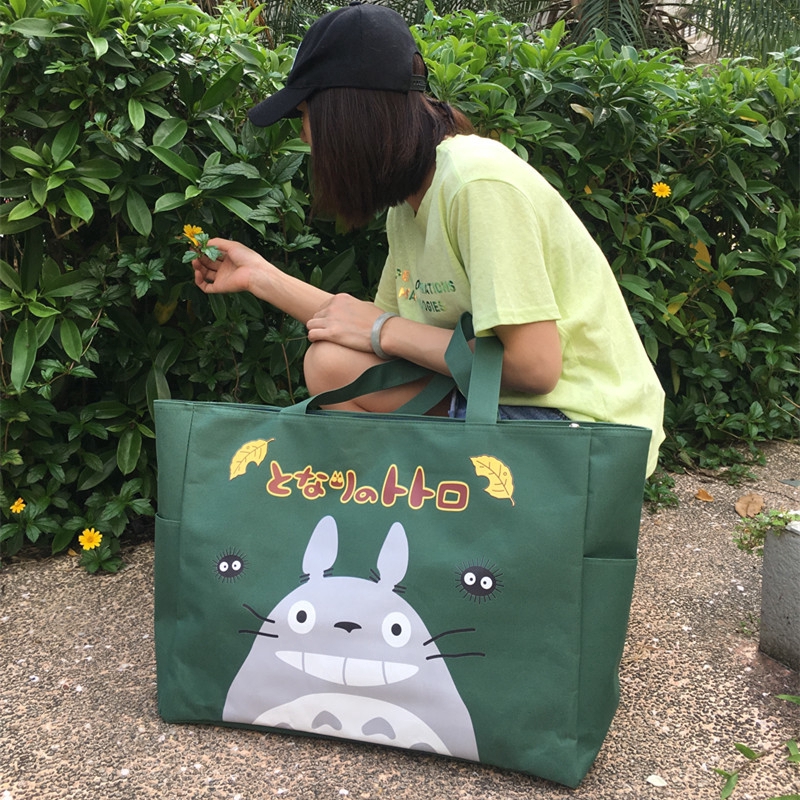 Túi Xách Mua Sắm KN3305 Vải Bố Chống Thấm Nước Thân Thiện Với Môi Trường Kiểu Hoạt Hình Cho Mẹ Và Bé