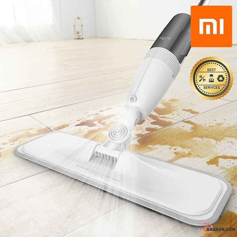 [ BẢO HÀNH 1 ĐỔI 1 ] Cây Lau Nhà Xiaomi Deerma Water Spray Mop / Lau nhà hút bụi Deerma TB 900