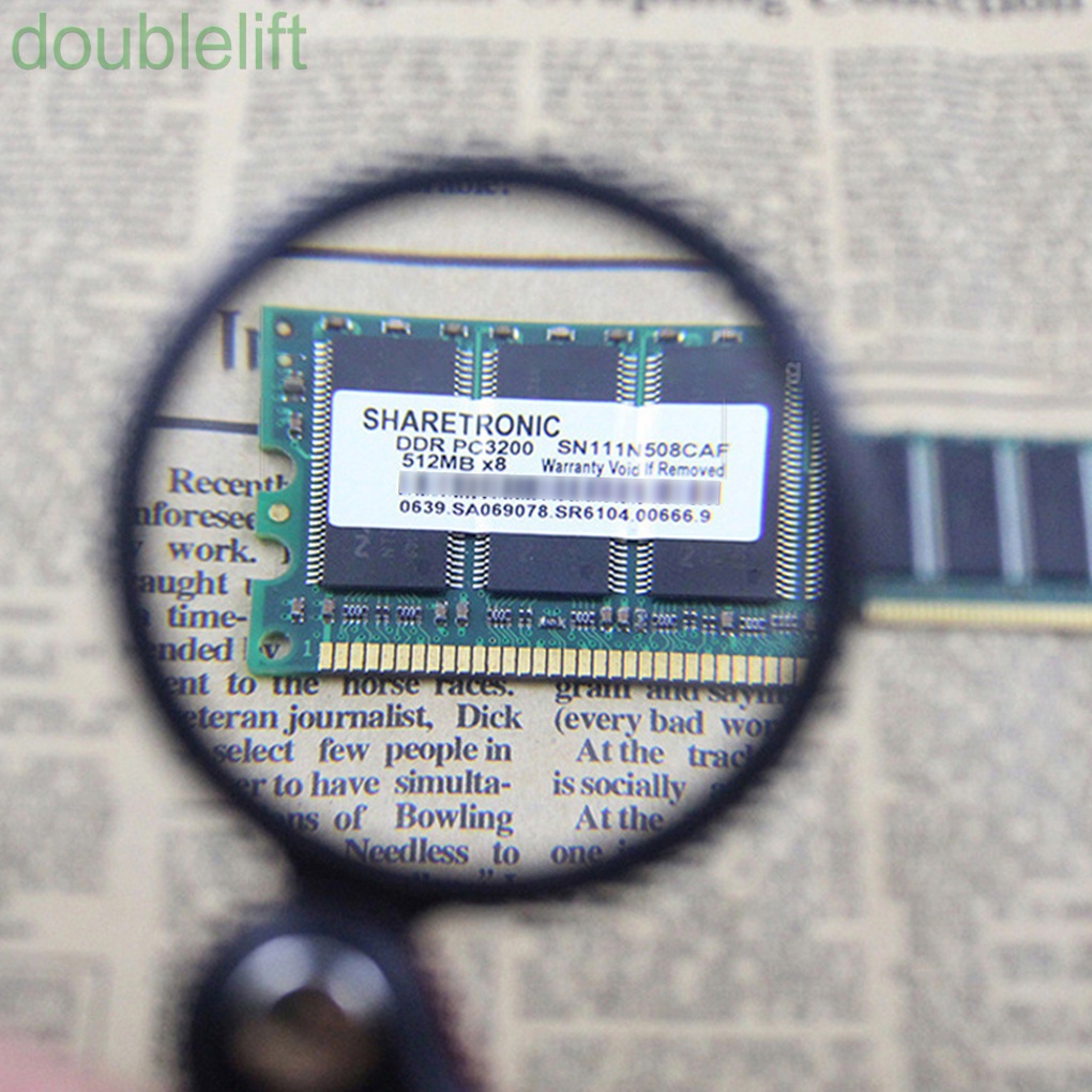 Kính lúp mini bỏ túi kích thước 8x 50mm dùng đọc trang sức màu sắc ngẫu nhiên