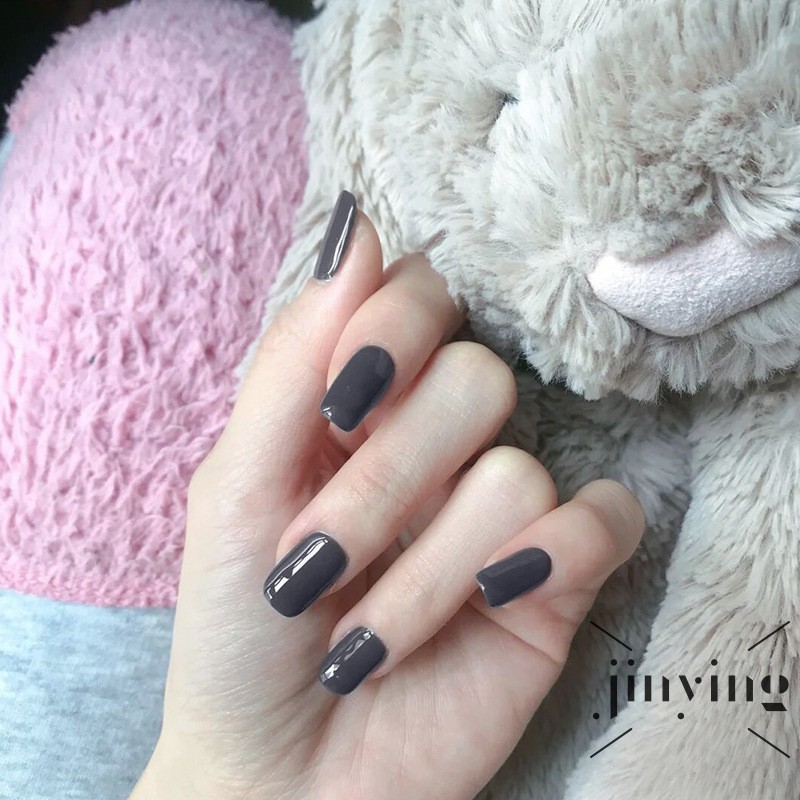 Phụ kiện trang trí móng tay đầu vuông màu sắc đơn giản phong cách âu mỹ