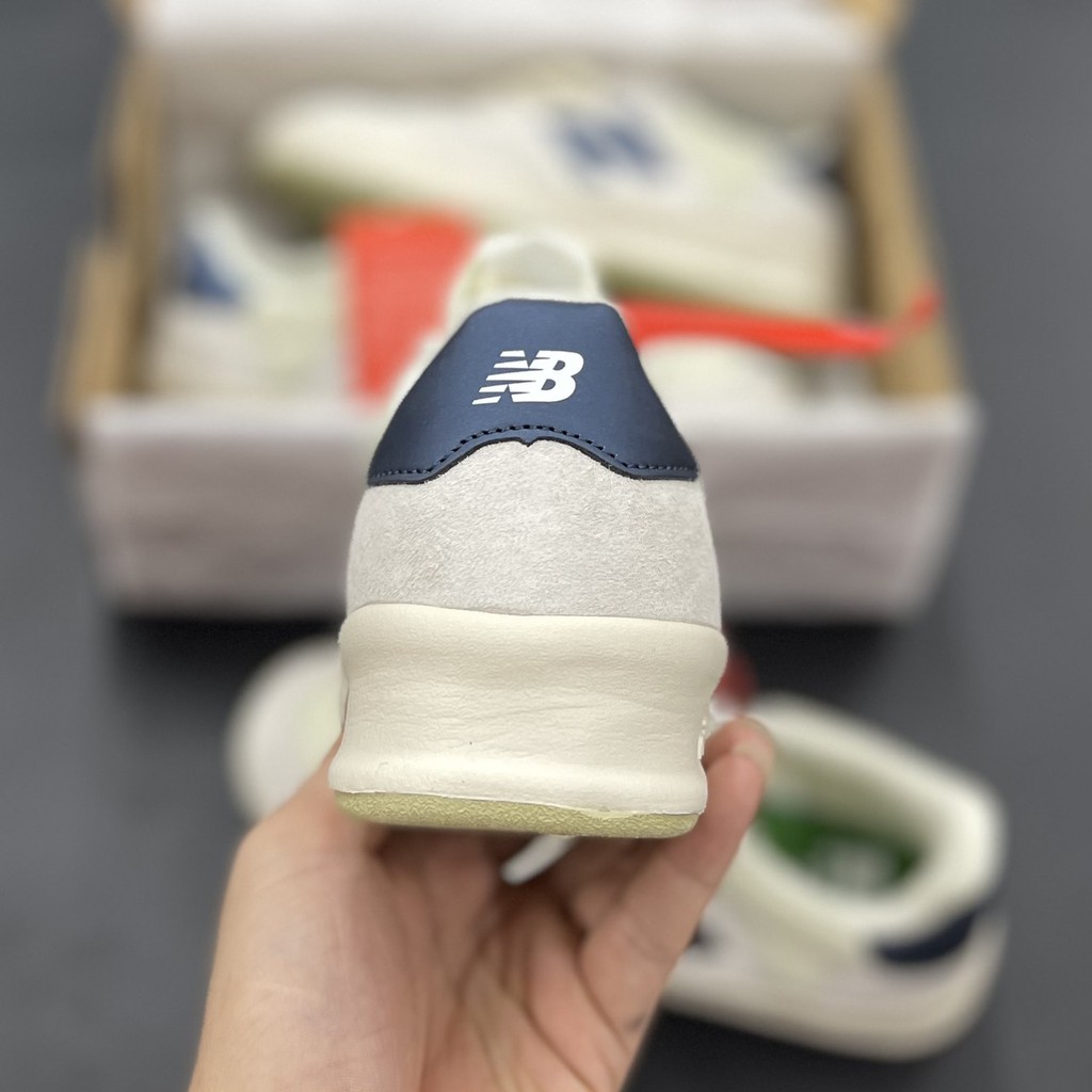 Giày Sneaker NB Crt 300 Logo Tím Than Giày Thể Thao Nam Nữ Thấp Cổ Full Phụ Kiện