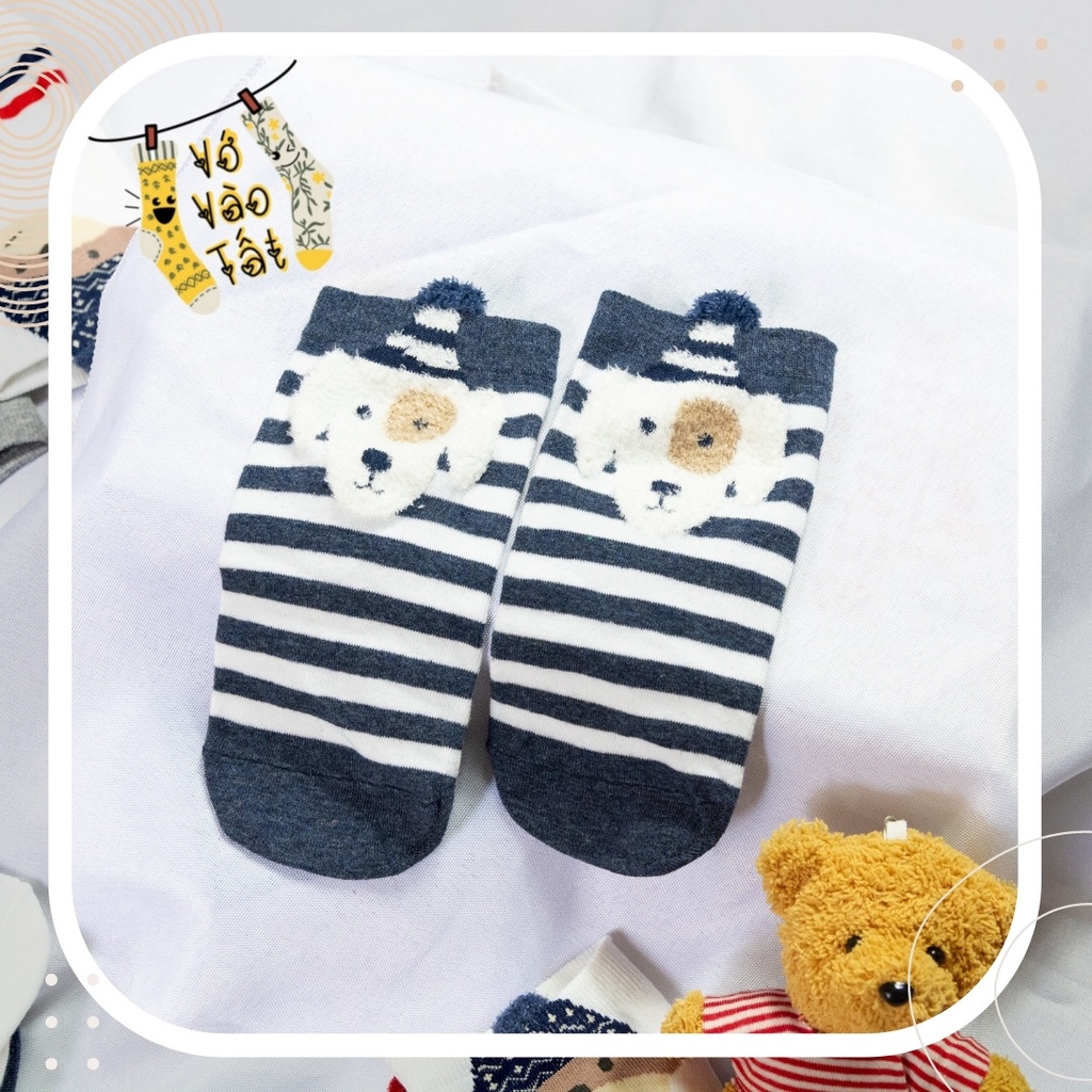 TẤT VỚ CỔ NGẮN CÚN VÀ GẤU MÙA ĐÔNG