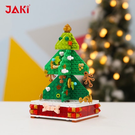 Mô hình lắp ráp Giáng sinh JAKI nhiều mẫu tự chọn cho bé diy